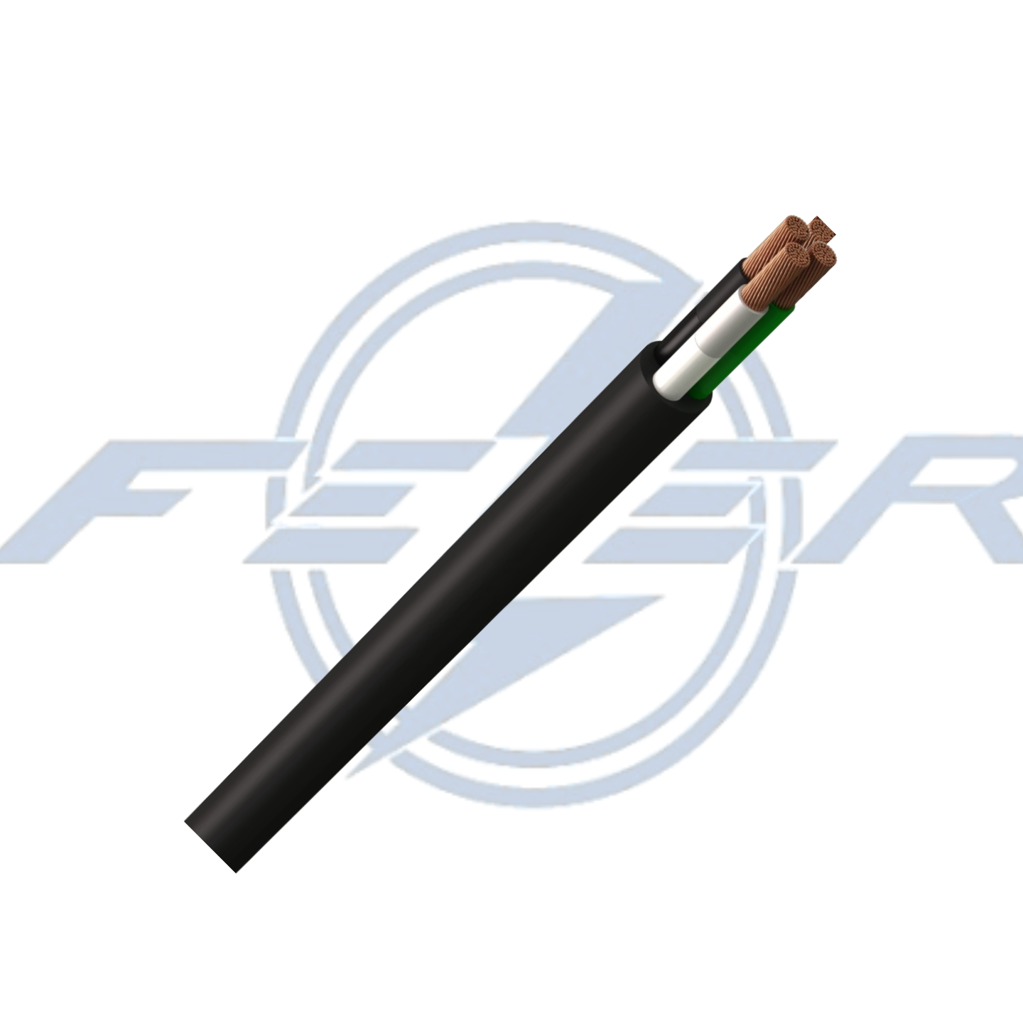 CABLE TERMOFLEX ENCAUCHETADO 4X18 AWG CU (FLEX) PVC-NY 600V PVC SR
